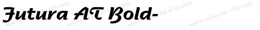 Futura AT Bold字体转换